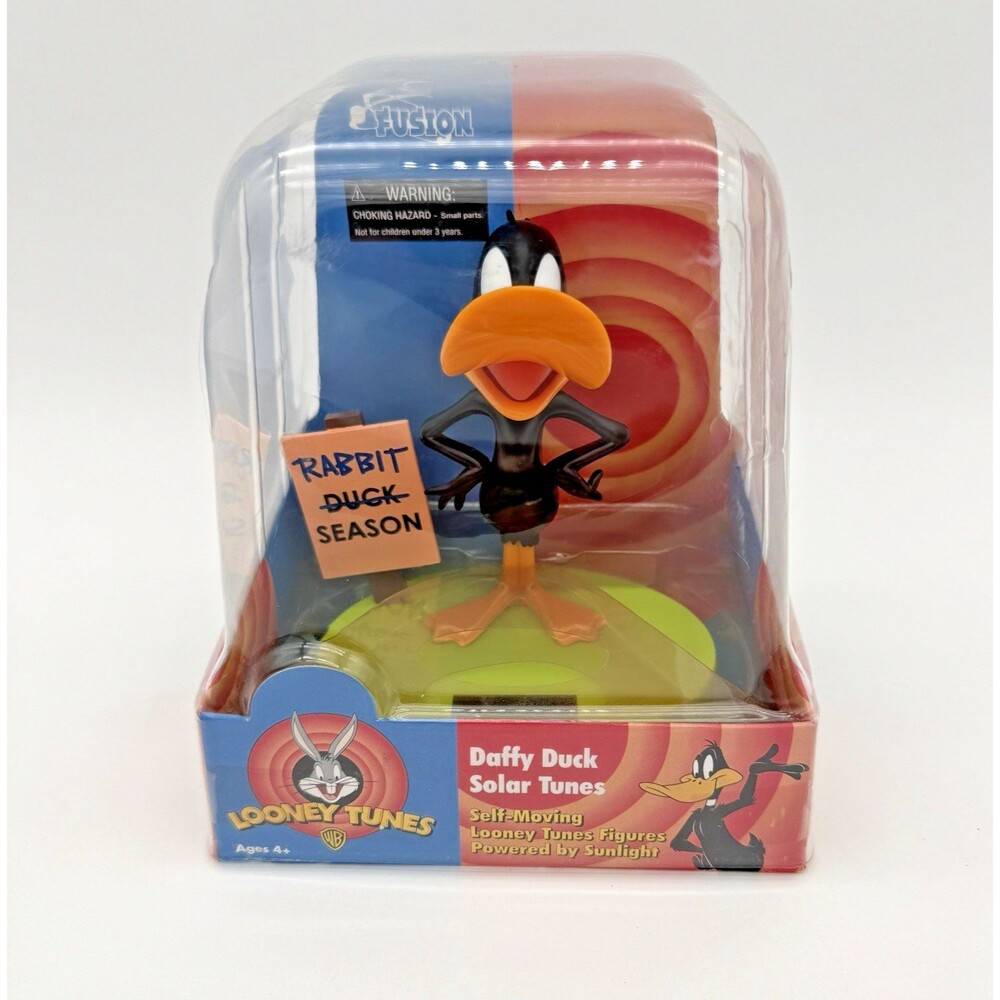 Vintage Fusion Toys Looney Tunes Daffy Duck Solar Tunes Figure NEW IN BOX READ
